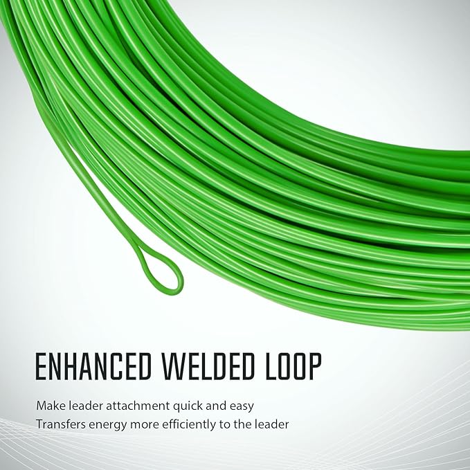 Piscifun Sword Fly Fishing Line with Welded Loop, Weight Forward Floating Fly Line, Available in WF1, WF2, WF3, WF4, WF5, WF6, WF7, WF8, WF9, and WF10 Weights, in Lengths of 90 and 100 Feet