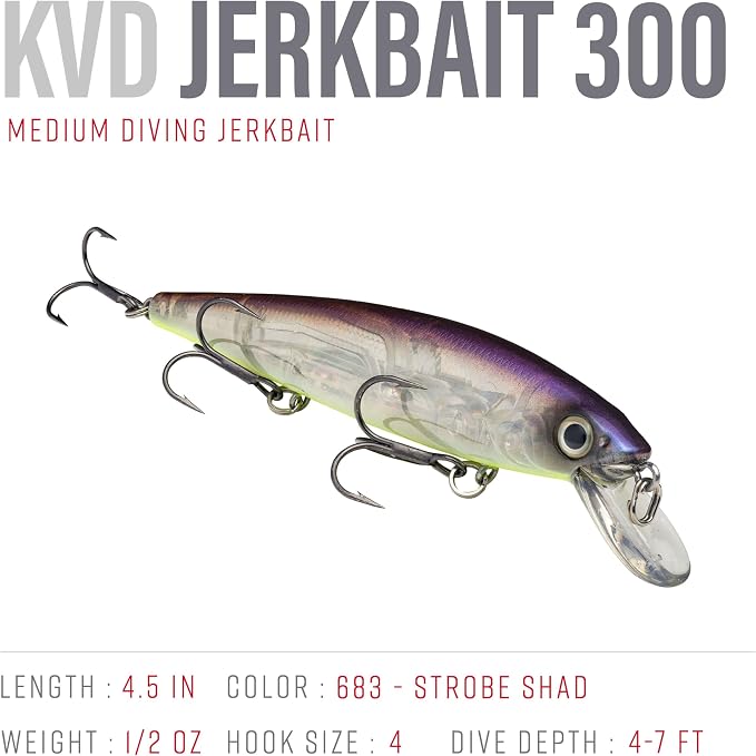 Strike King KVD Jerkbait 3 Hook