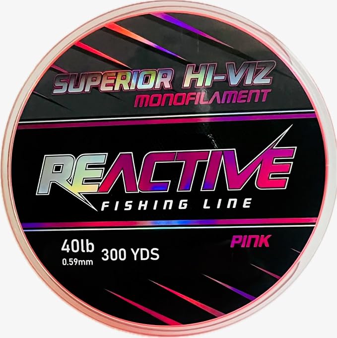 Reactive Superior Hi-Viz Pink Monofilament