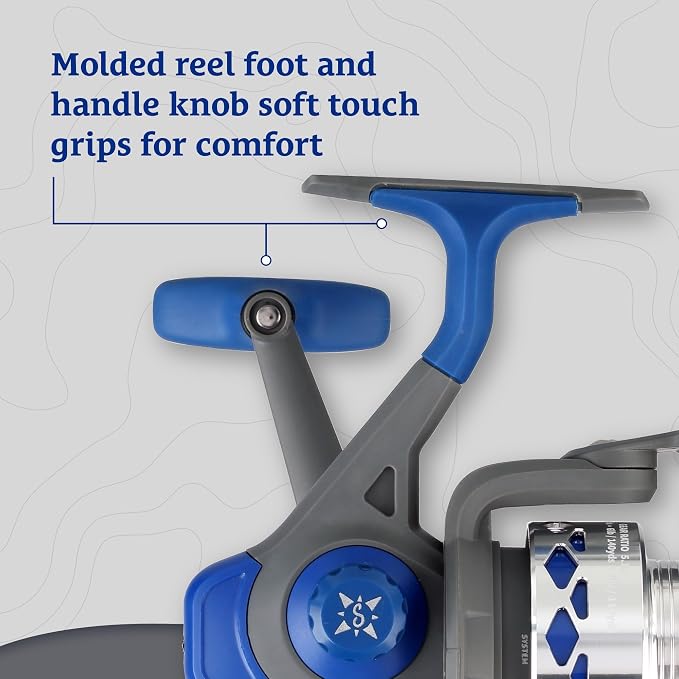 Shakespeare Contender Spinning Reel and Fishing Rod Combo