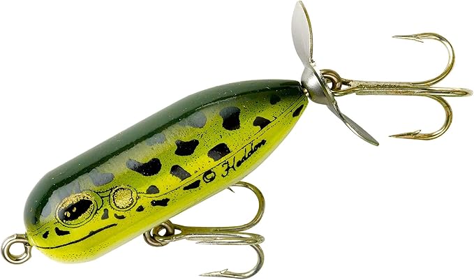 Heddon Torpedo Prop-Bait Topwater Fishing Lure with Spinner Action
