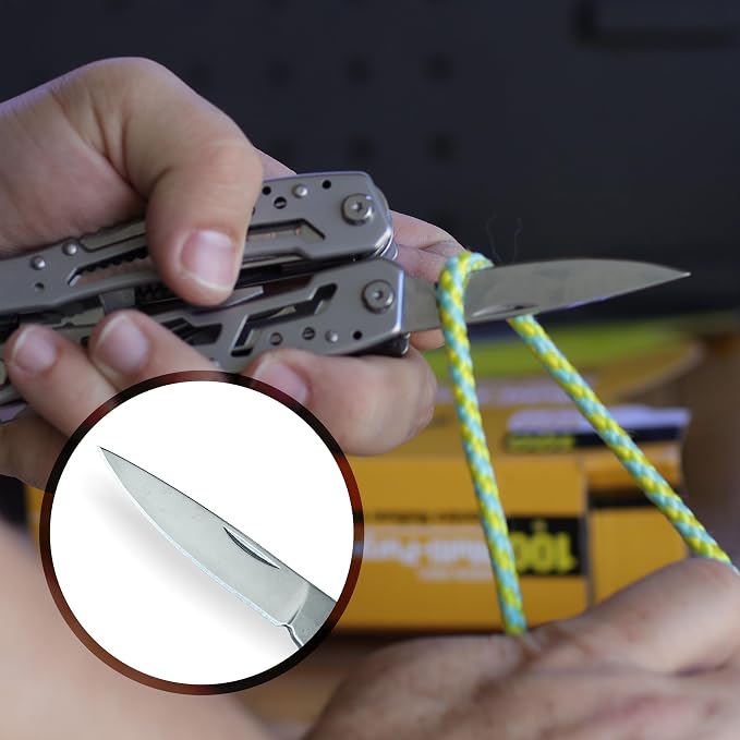 Uncharted Supply Multitool Pro | Includes Pliers, Bottle Opener, Philips and Flathead Screwdriver, Knife and More | Durable Stainless-Steel