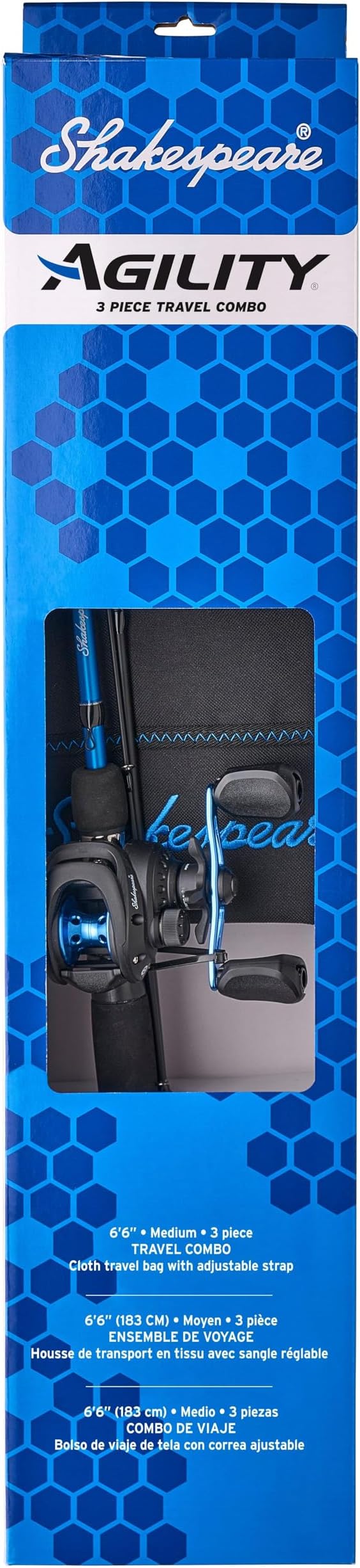 Shakespeare Agility Low Profile Baitcast Rod and Reel Combo