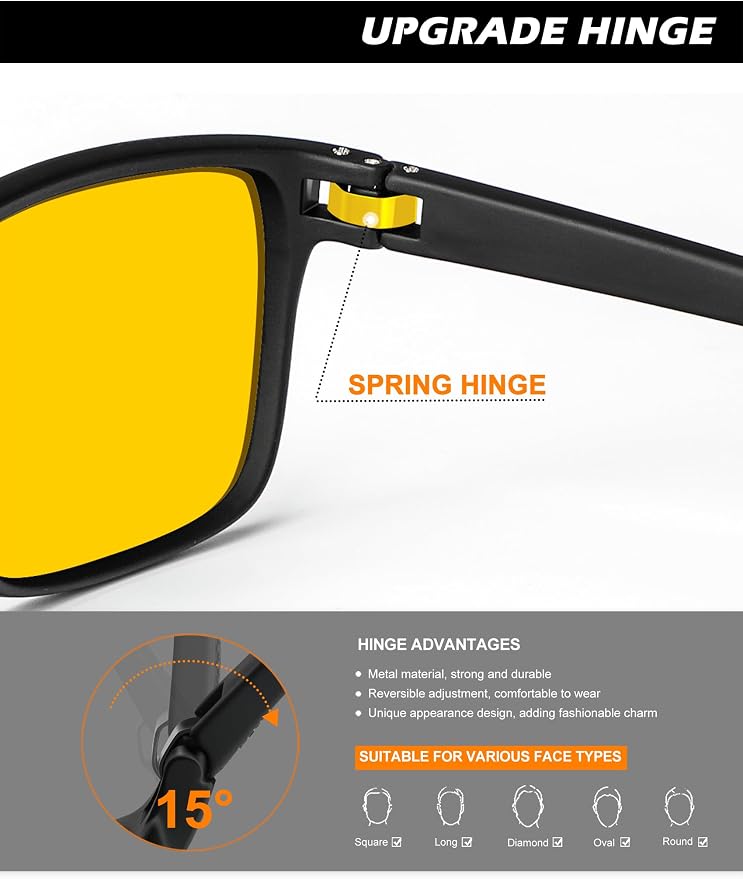 NSSIW Mens-Sunglasses Polarized Sunglasses Men : Classic Sun Glasses with UV Protection for Driving Fishing Golf 4 Packs