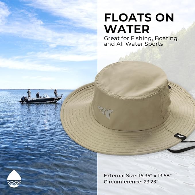 KastKing Sol Armis UPF 50 Boonie Hat - Sun Protection Hat, Fishing Hat, Beach & Hiking Hat, Paddling