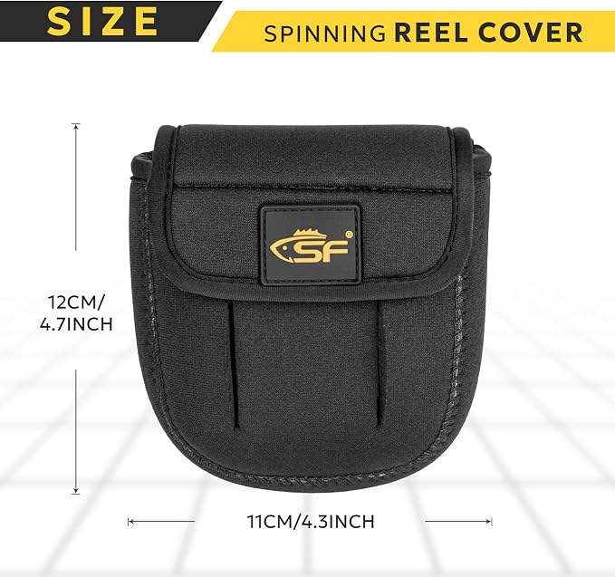SF Spinning Reel Cover Case Bag Pouch Glove Fits 200 500 1000 2000 3000 4000 5000 6000 Series Spinning Reels