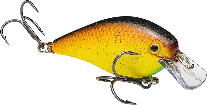 Strike King KVD 1.5 Hard Knock Fishing Lure, 3/8 oz, 3D Lifelike Eyes