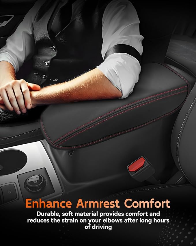 CDEFG for Ford Bronco Sport 2021-2025 2026 Center Console Cover Armrest Box Cover for Bronco Sport Accessories Console Arm Rest Protector