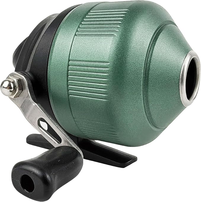 Spincast Fishing Reel, All-Metal Gears, Easy to Use Push Button Casting Design, Changeable Right/Left-Hand Retrieve