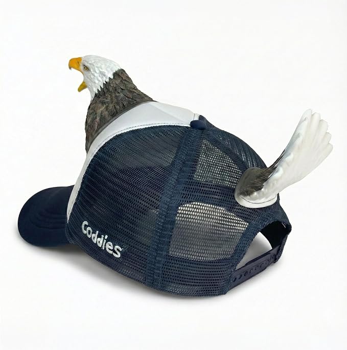 Coddies Bass Fish Hat - Hilarious Novelty Bass Fishing Hat, Perfect Gag Fishing Gift for Anglers, Dads & Fish Enthusiasts