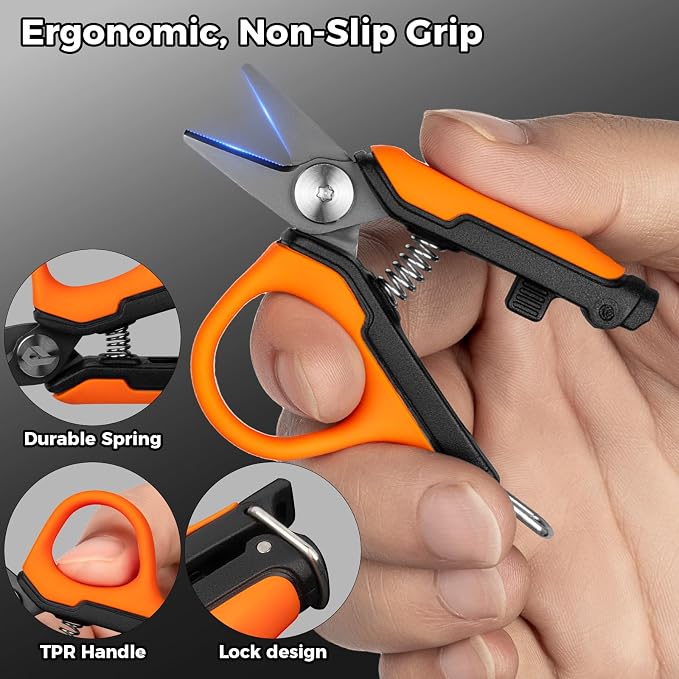 Fishing Line Cutter,Mini Fishing Scissors for Braided Line with Retractor