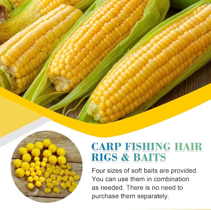 CWSDXM Carp Fishing Hair Rigs Baits Carp Rigs Kit Fishing Equipment Accessories 70pcs/206pcs