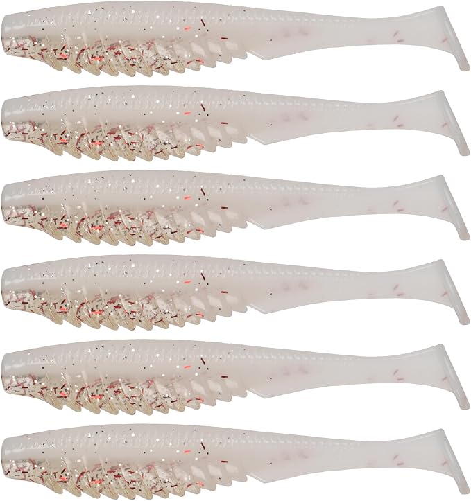 6th Sense – Party Paddle 4.3" – Saltwater Swimbait – Inshore Fishing – Redfish/Trout/Snook – Paddle Tail Soft Plastic