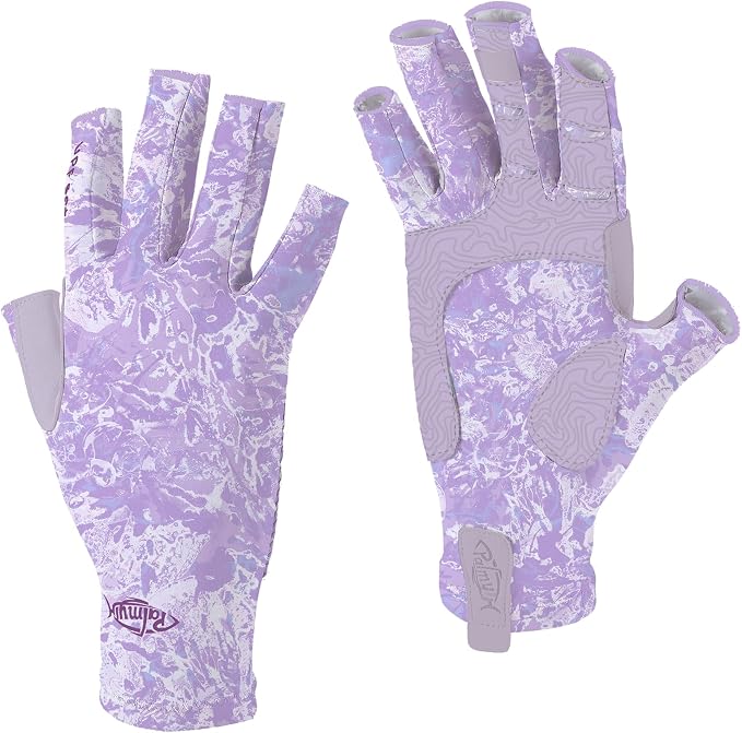 Palmyth UV Protection Fishing Fingerless Gloves UPF50+ Sun Gloves Men Women for Kayaking, Hiking, Paddling, Driving, Canoeing, Rowing