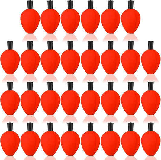 30 Pcs Trout Float Foam Teardrop Strike Fishing Bobbers Fishing Floats Fly Fishing Strike Indicators for Trout Offshore Saltwater Freshwater