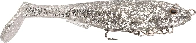 Strike King Final Copy Fishing Lure, Pre-Rigged Soft Plastic Swimbait, Free-Swinging Size 4 Treble Hook, Belly Magnetic Hook Keeper, 7/8-Ounce