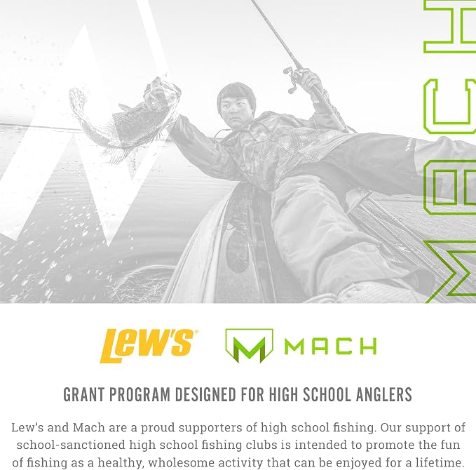 Lew’s MACH Crush Baitcast Reel & Fishing Rod Combo