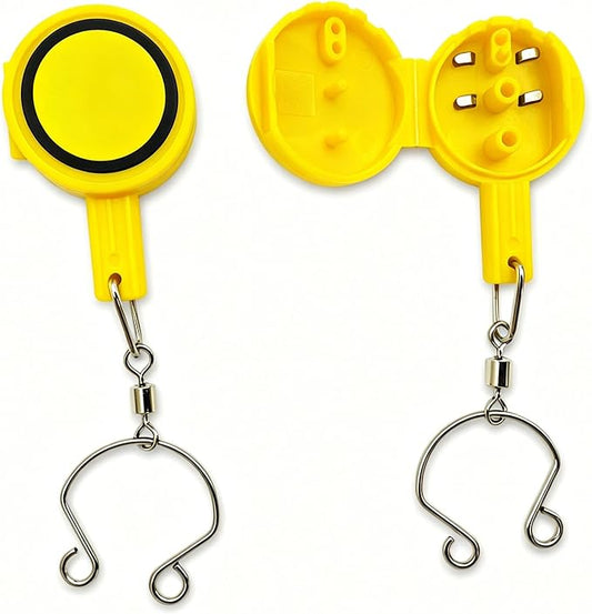 2-Packs Fishing Knot Tying Tool-Magnetic Fly Threader-Easy Cast Knot Tying Tool, Fly Fishing Tools and Accessories for Beginner Fishermen,Fits Hooks from 28 to 4/0