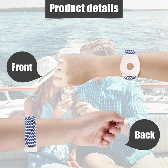 PEUTIER 4pcs Holder for Princess Cruise Medallion, Adjustable Braided Wristband Bracelet for Princess Medallion Holder Accessories Comfortable & Breathable Watch Band fit Men Women