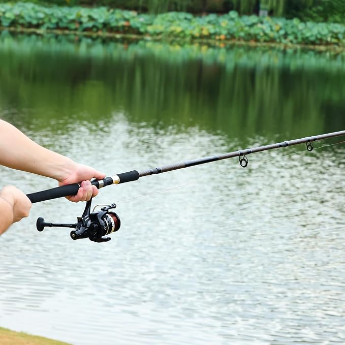 Sougayilang Freshwater Spinning Fishing Reel - 5.0:1/4.7:1 Gear Ratio, 22LBs Max Drag, Carbon Fiber & CNC Aluminum Spool,3000、4000、5000、6000、7000Series