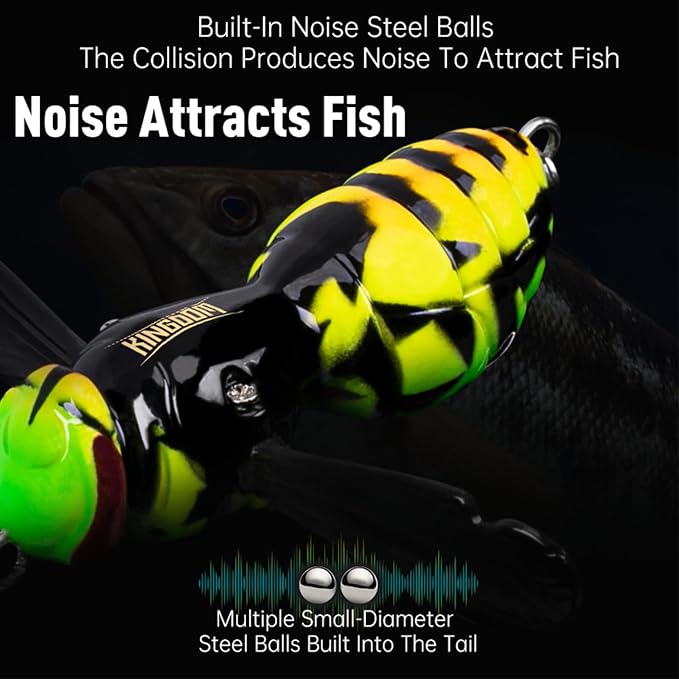 Kingdom Wasp Craw Bait Insect Bionic Floating Fishing Lures Swimbaits Hard Artificial Baits Lure for Freshwater and Saltwater Bass Carp Pike Walleye Fishing ABS Material Carbon Steel Three Book Hook