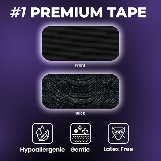 PATCH4U Premium Tape (30 Pack) - Pain Free Removal, Hypoallergenic, Latex Free & Gentle On Skin - Packaging May Vary - Skin Friendly Adhesive Cotton Tape