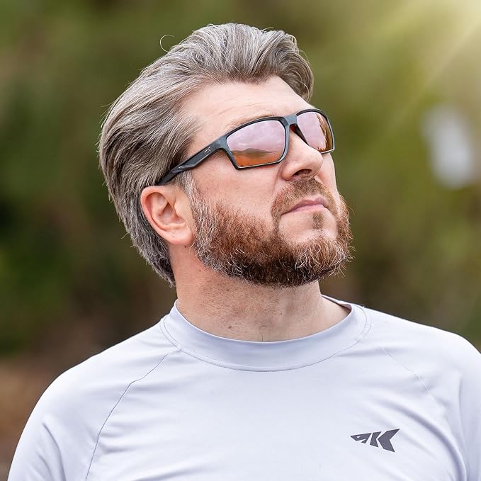 KastKing Osage Polarized Sport Sunglasses for Men and Women, Ideal for Driving Fishing Cycling Running, UV Protection