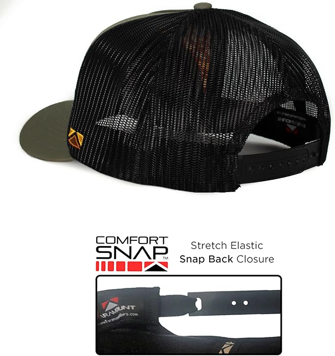 Paramount Outdoors Sporting Hat Collection for Men Hunting and Fishing Caps with ComfortSnap