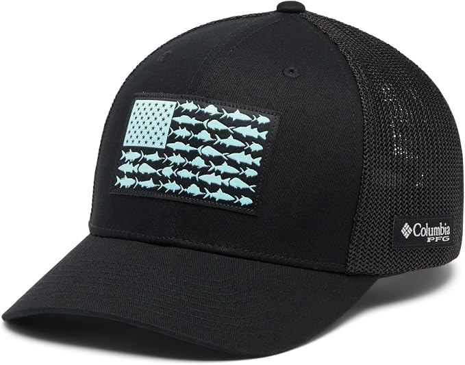 Columbia Unisex Adult PFG Logo Mesh Ball Cap