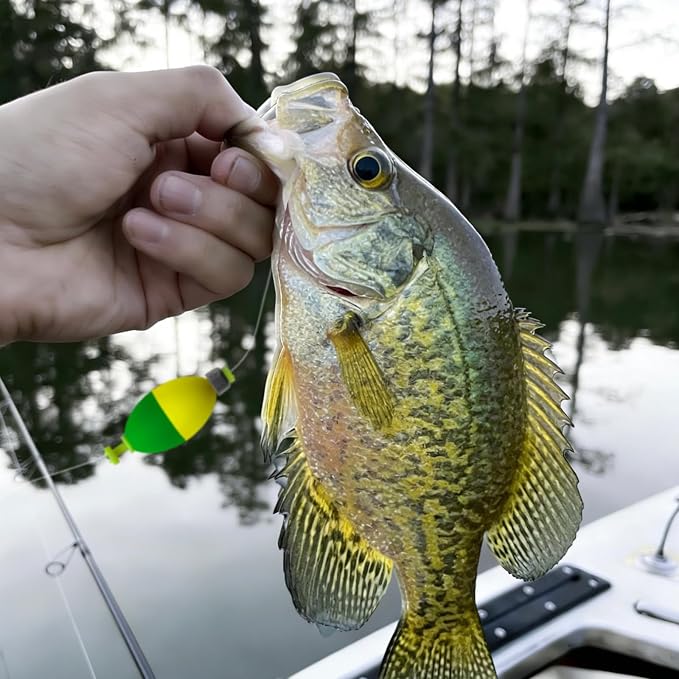 12 Pcs Fishing Bobbers Floats,Snap-on Fishing Bobber Fishing Float Corks Weighted Bobbers for Fishing Crappie Panfish Bluegill Trout