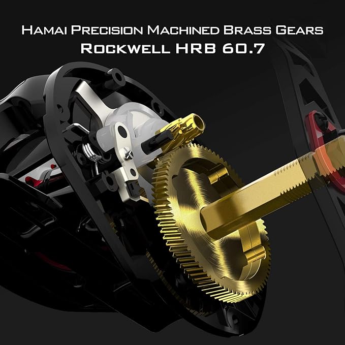 KastKing Royale Legend II Baitcasting Reels, New Compact Design Baitcaster Fishing Reel, 17.64LB Carbon Fiber Drag, Cross-Fire 8 Magnet Braking System, Available in 5.4:1 and 7.2:1