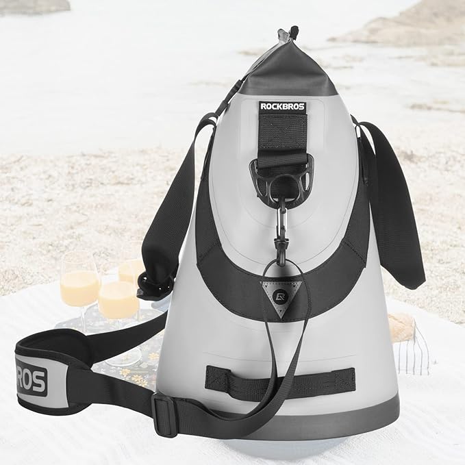ROCKBROS Soft Cooler Insulated Leak Proof Cooler Bag Portable 36 Can Large Soft Sided Coolers Waterproof Insulated Pack Cooler for Travel, Beach, Camping, Picnic, Lunch, Fishing, Floating, Party