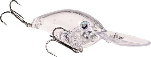 Strike King Red Eyed Shad Tungsten 8XD 10XD Deep Diving Crankbaits 2 oz Black Large 3D Red Eyes VMC Vanadium Cone Cut Hooks Bass Fishing Hooks 1 Piece