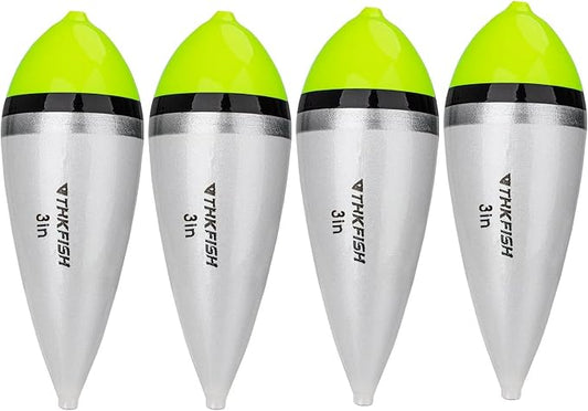 THKFISH Fishing Bobbers Slip Bobbers for Fishing Floats Bobbers for Fishing Balsa Bobbers for Steelhead Fish Float Rigs Freshwater Saltwater Floatage