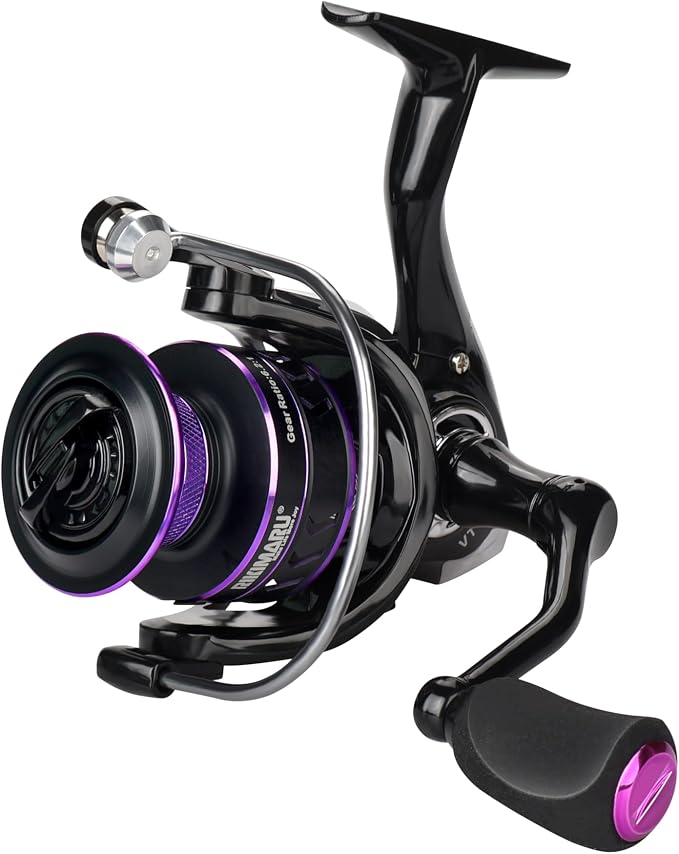 Rikimaru VT Spinning Reels, Carbon Fiber 30LBs Max Drag, 9+1 Shielded BB, Saltwater Freshwater Spinning Fishing Reel, 5.1:1/6.2:1, 2000, 3000, 4000, 5000，6000, 7000 Series
