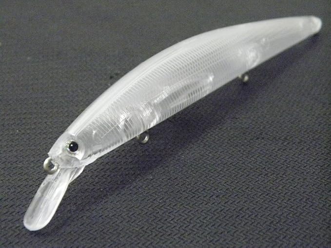 10 Blank Unpainted Minnow Crankbait Topwater Lipless Jerkbait Fishing Lures V3