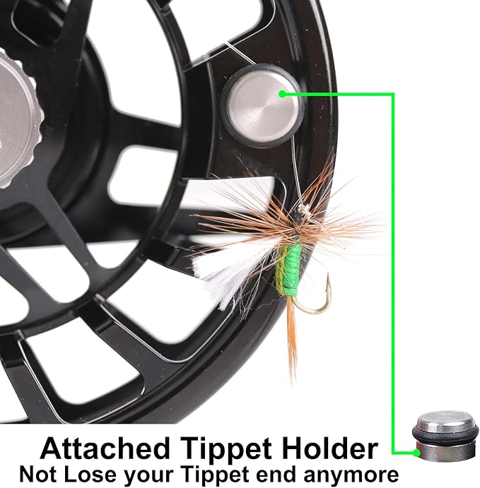 Maxcatch AVID PRO Fly Fishing Reel with CNC-machined Aluminum Body Super Large Arbor Design-3/5, 5/7, 7/9, 9/11 Weights