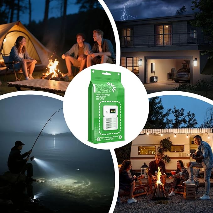 Camping Lamp for Tent, Portable Bright Lantern Light, Saltwater Lantern for Power Outages, Outdoor Tent Lighting for Fishing, Mountain, Backpack, Night Travel, Hiking, Preparedness, Camping