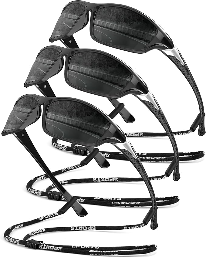 Polarized Sunglasses Men Sports Sunglasses for Men UV400 Sunglasses for Driving Golf Cycling Fishing Running