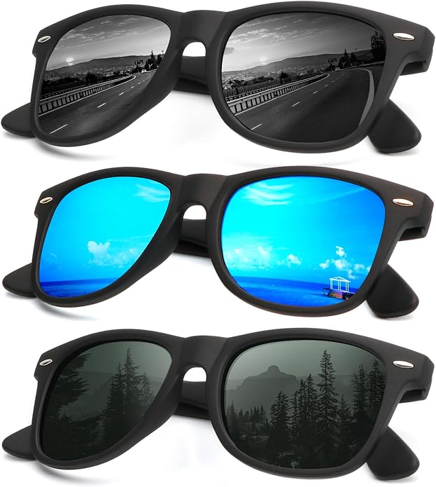 KALIYADI Sunglasses Men Polarized for Mens and Womens Unisex Sun Glasses for Driving UV Protection
