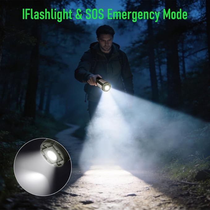 UBeesize Telescopic Camping Lights with Stand, 14000mAh Rechargeable Camping Lantern with Display, Tripod Light with Hook, IPX5 Waterproof Portable Tent Light for Camping, Fishing, Power Outages
