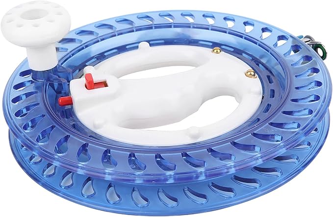 Dilwe Fishing Line Reel, ABS Multifunction Sea Fishing Wheel Hand Wire Wrapping Fly Line Fishing Reel Accessory