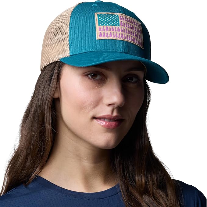 Columbia Unisex Adult PFG Logo Mesh Ball Cap