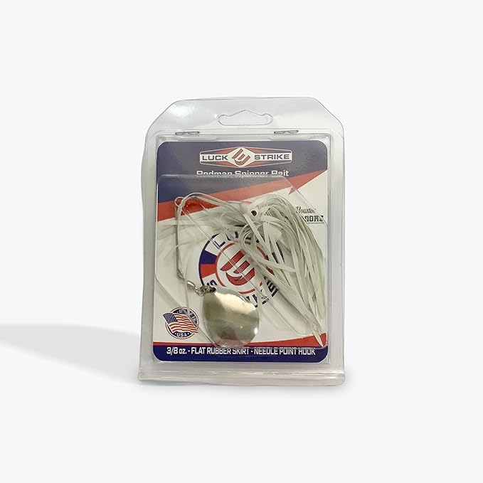 Luck E Strike Redman Spinner Bait by Jimmy Houston, 3/8 Ounce Colorado Spinnerbait