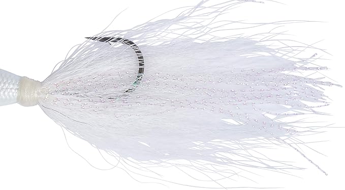Bucktail Jigs 3 Pack – Hand-Tied Bucktail Hair Fishing Lures | Unique Gliding Head | Saltwater & Freshwater | Striper, Bass, Flounder, Walleye, Fluke | Multiple Weights Available