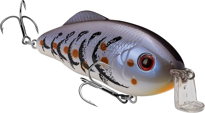 Strike King Hybrid Hunter Crankbait Fishing Lure, 1 oz, Reflective 3D Eyes