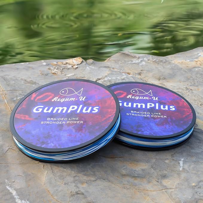 GumMAX 545/1093/1640yds 5-100LB 8X Braided Fishing Line Abrasion Resistant Superline Zero Stretch & Smaller Diameter Confuse & Never Fade in Saltwater and Freshwater