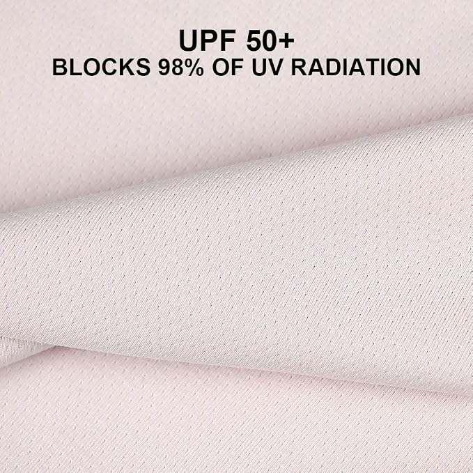 Unisex UV Protective Fingerless Gloves UPF 50+ Summer Sun Glove for Outdoor Fishing Cycling Hiking Driving Kayaking