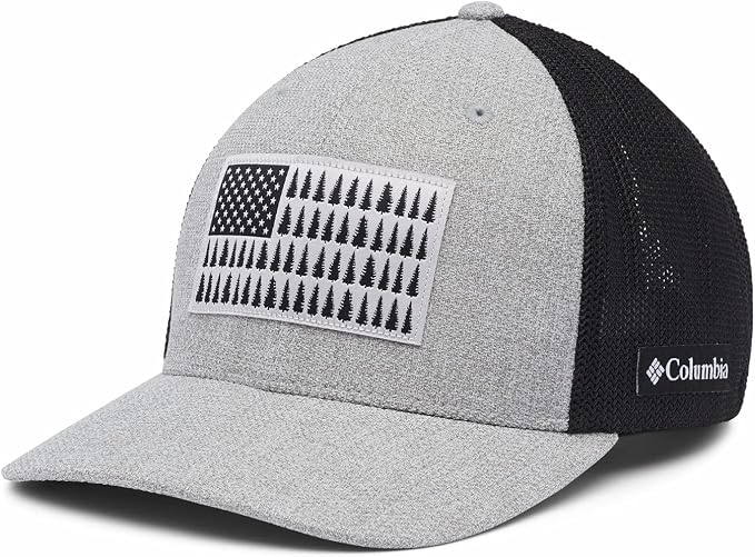 Columbia Unisex PFG Fish Flag Mesh Ball Cap