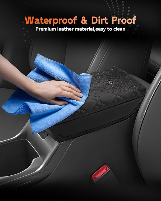 CDEFG for 2025 2026 Kia K4 Center Console Cover Armrest Box Cover for K4 (LX, LXS, EX, GT-Line, GT-Line Turbo) Accessories Console Arm Rest Protector Thickened